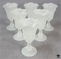 Frosted Glass Sundae Cups / 6 pc