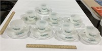 8 Fire King Cups & Saucers