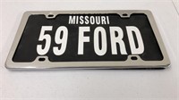 59 Ford License Plate Frame