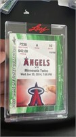 Leaf 2022 Game Day Ticket Collection Angels Vs Min