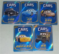 Lot of 5 2023 Card Fun Disney Pixar Cars cards