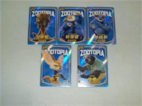 Lot of 5 2023 Card Fun Disney Pixar Zootopia cards