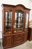 THOMPSONVILLE BUFFET WITH LIGHTED HUTCH