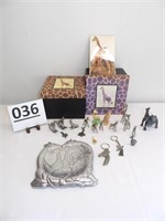 Pewter Giraffes & Gift Boxes