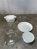 Corning ware, and Pyrex Casserole Dishes