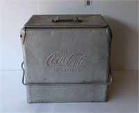 Vintage Coca Cola Ice Chest 17"W 12"D 17"T