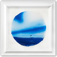 Wyland- Original Watercolor Painting on Deckle Edg