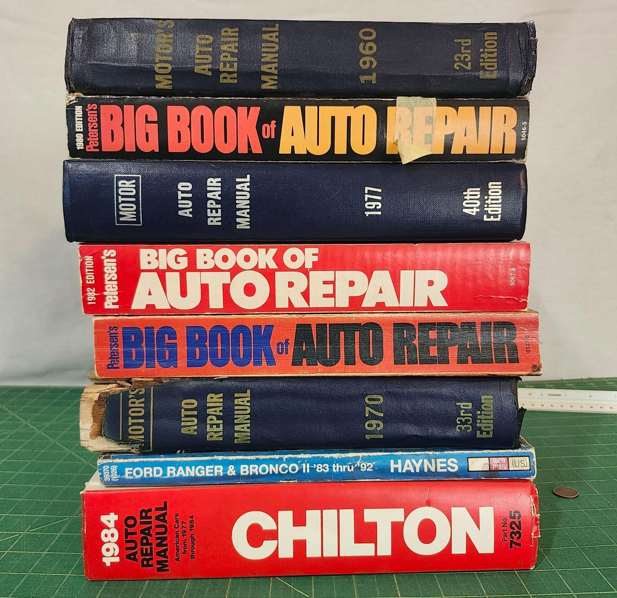 Auto repair manuals