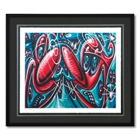 Kenny Scharf- Silkscreen on Archival Deckled Edge