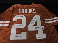 TEXAS JONATHON BROOKS SIGNED JERSEY COA