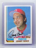 1982 Topps Johnny Bench