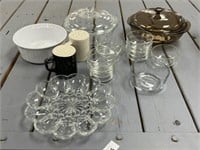 Egg Plate and Casserole Dishes