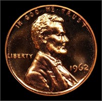 Proof ***Auction Highlight*** 1962 Lincoln Cent TO