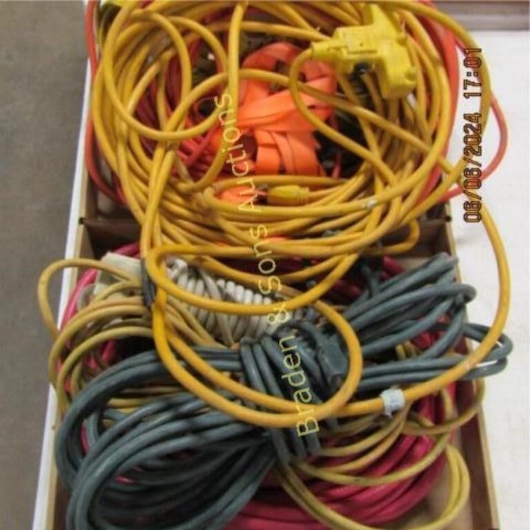 GROUP OF 2 BOXES OF ASSORTED EXTENSION CORDS
