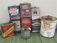 Selection of Oil & Fuel Cans
