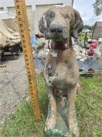 Large Dog Cement Statue