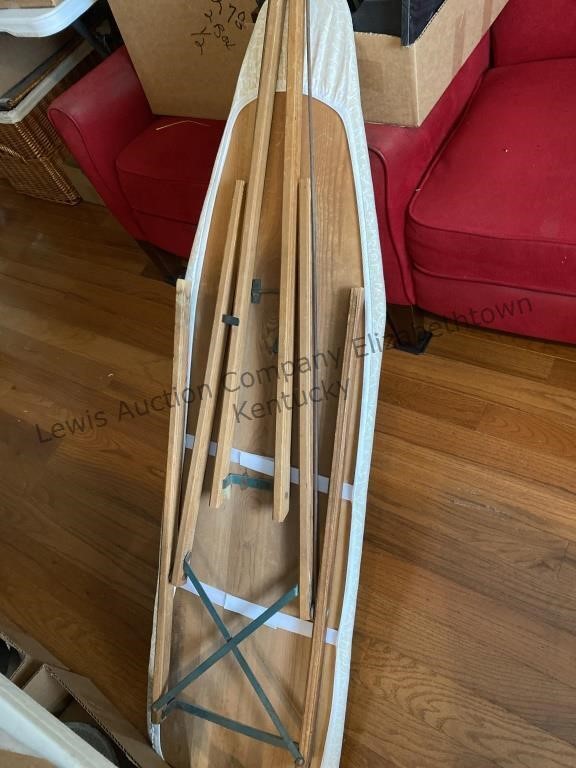 Vintage wooden ironing board, needs repair will