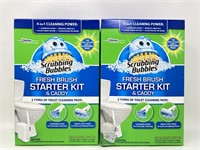 New 2 Scrubbing Bubbles Fresh Brush Starter Kit