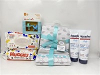 New Baby Lot With Wipes Blankets And More