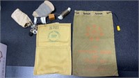 Potters Bank & Trust Bag & 1952 Industrial Textile