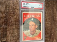 1959 topps luis aparicio psa 4