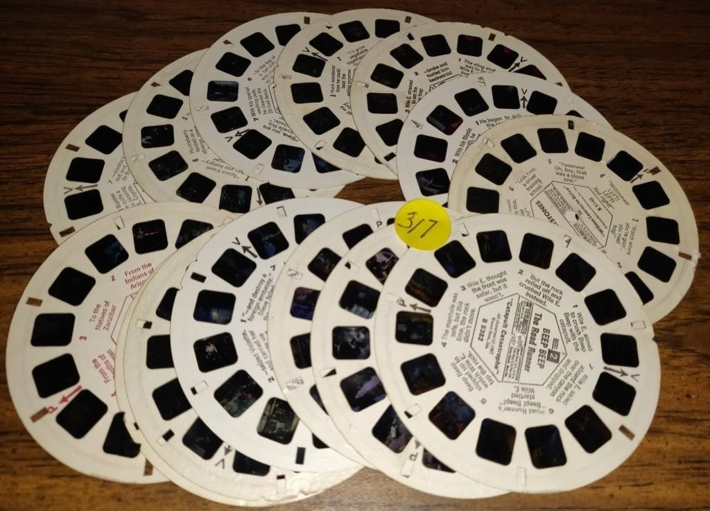 View Master Reels incl. Flintstones, 6 Million