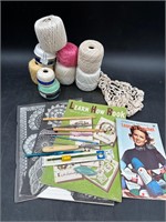 Crocheting-"How To"Booklets, Needles, Thread/Yarn