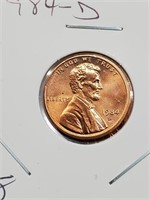 BU 1984-D Lincoln Penny