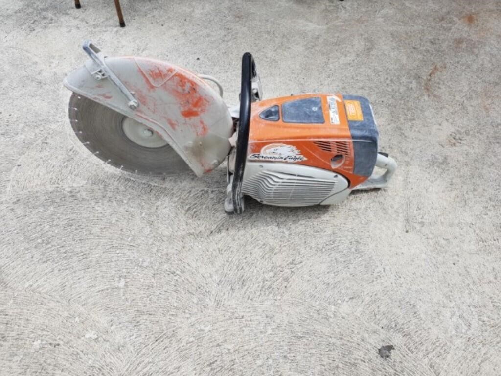 Stihl Concrete Cutter with Trolley