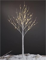 NIOB White Birch LED Tree - 72"