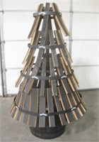 Jack Daniel's Whiskey Barrel Stave & Metal Tree