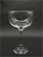 Oversized Clear Glass Wine Stem