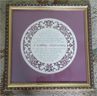 A Wedding Anniversary Wall Art Decor