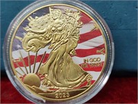 Colorized Walking Liberty Plated Coin