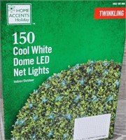150 Cool White Dome LED Net Lights
