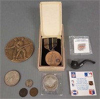 Group including coins & medallions, 1921