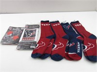 Houston Texans Socks/Flag