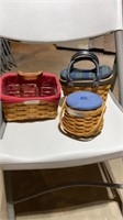 3 Longaberger baskets (2 Hostess)