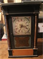 Seth Thomas Brass Clock in Vintage Wood Case