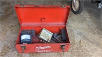 Milwaukee Tool Box with meter and other items
