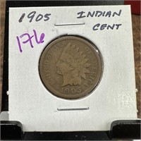 1905 INDIAN HEAD PENNY CENT