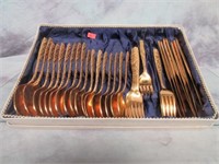 Gold Plated Flatware Service