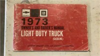 1973 Chevy GM Loght Duty Truck Owner’s Manual