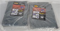 2 Multi Purpose 8x10ft Woven Tarps