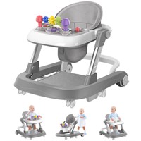 Baby Walker with Wheels, 2-in-1 Activity Walker Le