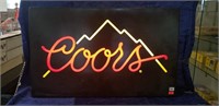 "Coors" Beer Advertising Lighted Sign