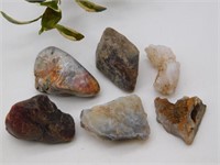 MIXED ROUGH ROCK ROCK STONE LAPIDARY SPECIMEN