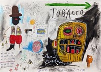 Original in the Manner of Jean-Michel Basquiat COA