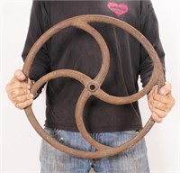 Extra Large Cast Iron Hand Wheel 13+/- lbs
