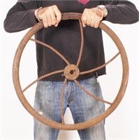 Extra Large Cast Iron Hand Wheel 33+/- lbs